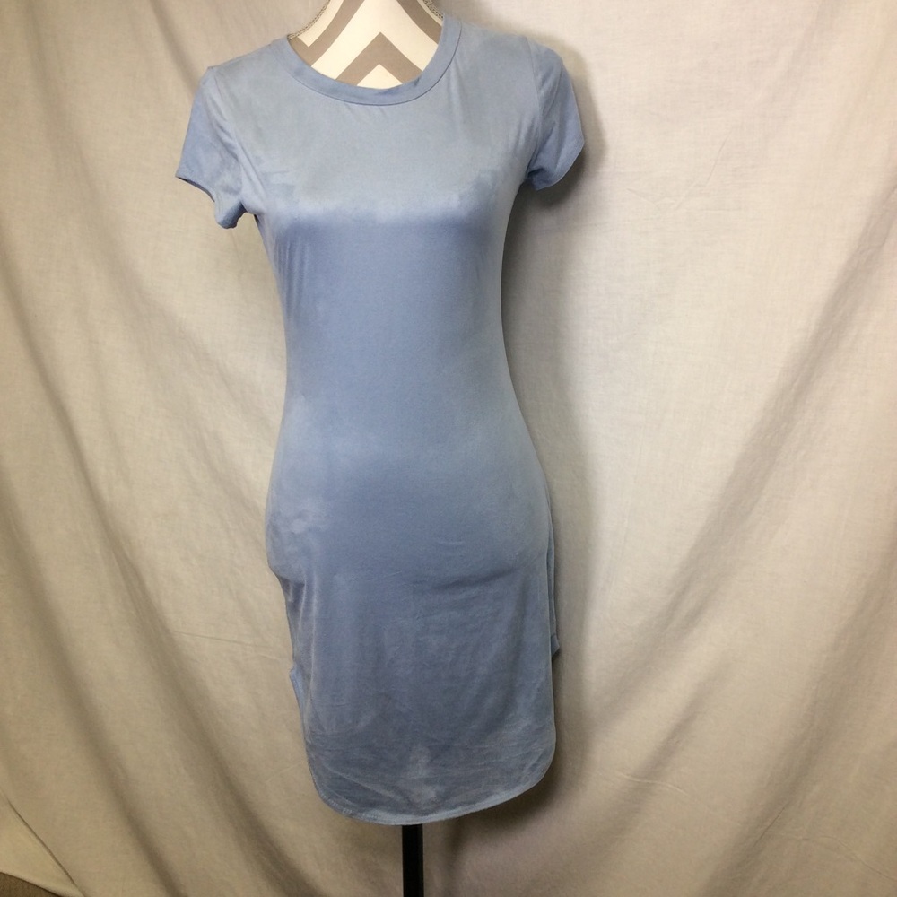 January 7 USA Blue Soft T-Shirt Style Dress